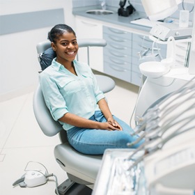 happy dental patient