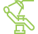 Animated patient in dental chair icon