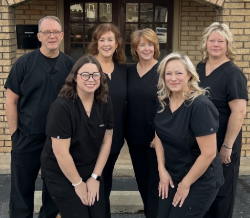 Dr. Swearingen's dental team